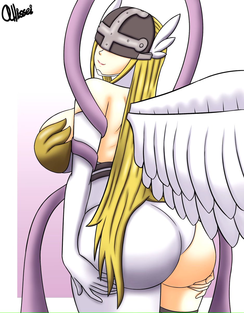 VORNYUBMother's tweet photo. 🟡There's a bit of a crazy idea in my mind using Angewomon as the fc, mainly a vore oc kind of like how I did Alces and my hex maniac. https://t.co/nqfmXZbif3