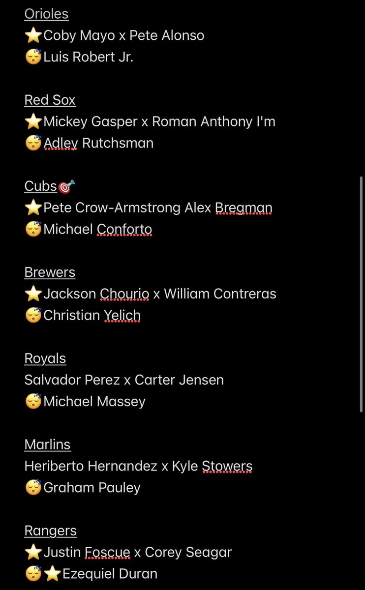 _JustSnaps's tweet photo. 9/3 Home Run List❗️💣

1 HR in the early games mean LIGHTS OUT FOR TONIGHT🤩
🍀
Powered By
⭐️⭐️⭐️⭐️⭐️
@TheStarTool https://t.co/8ygwcsvMOM