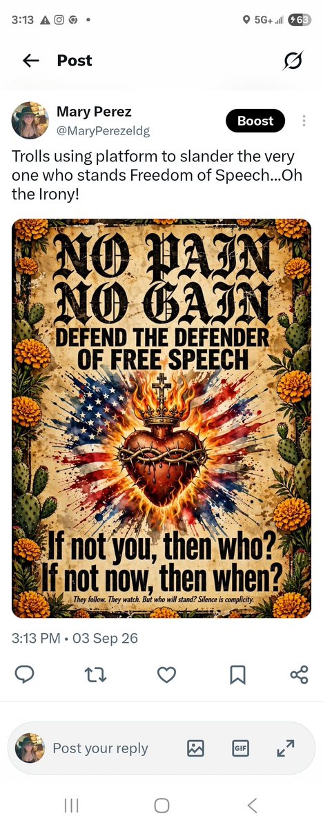 EnchiladasOle's tweet photo. @elonmusk Stand Up for the One Who Stood Up for Free Speech! https://t.co/j1FIRD092s