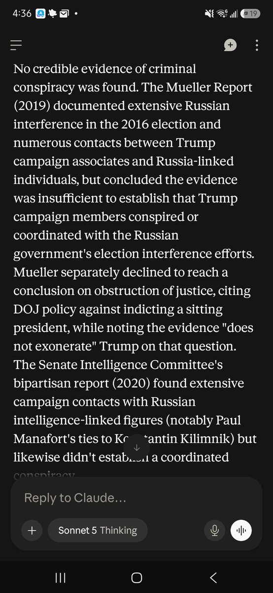 darcy_341024's tweet photo. @RodKahx Not sure what u mean but the Russia collusion allegations didn't hold up with the Mueller report conclusions  and there was FBI misconduct https://t.co/JiI4hEWo2c