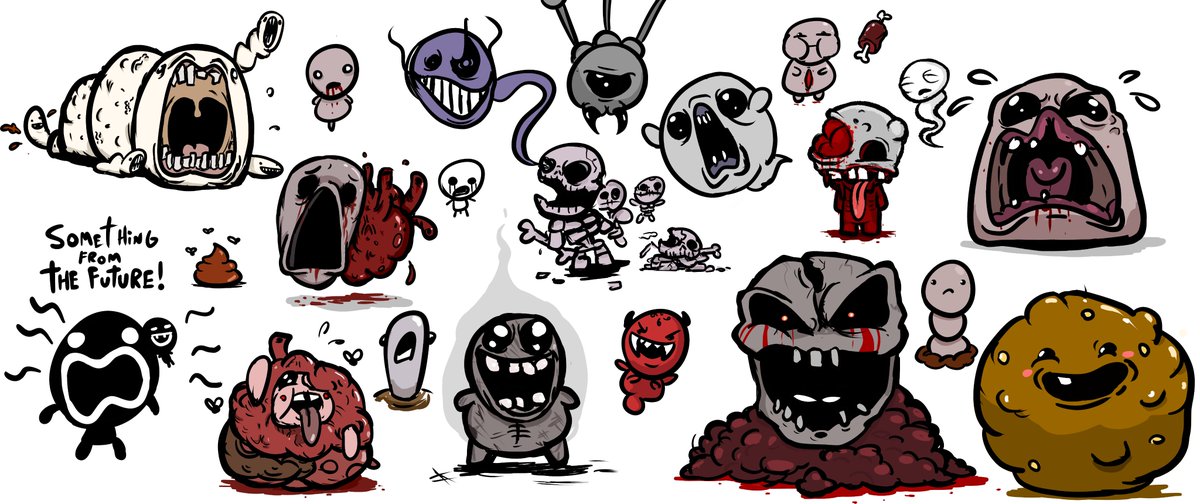 Plizzanetsoid's tweet photo. #tboi #bindingofisaac #timefcuk https://t.co/KDHFVeJ5VI