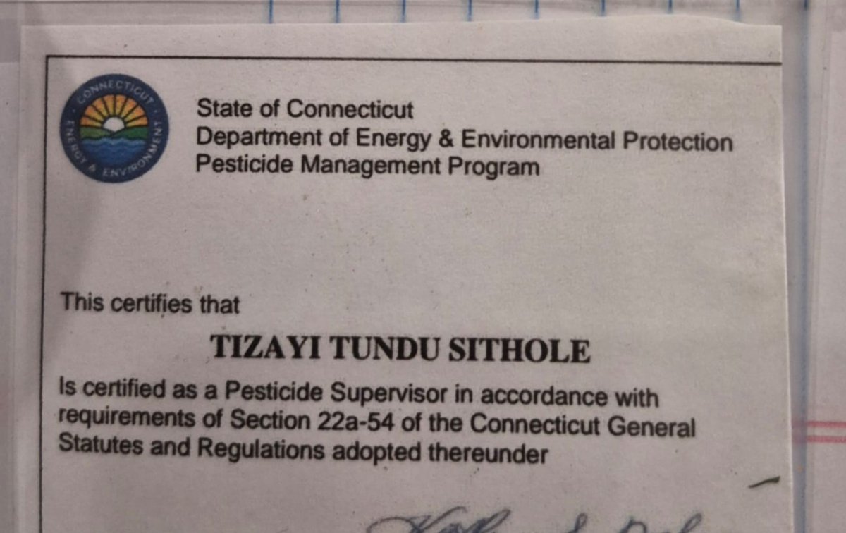 TisaiSitole's tweet photo. Commercial Supervisory Golf Course Superintendent License. Finally got it after xxx attempts. Super excited about the accomplishment, looking forward to the next step... Dream It, Work on It , Get It...@GCSAA @PSUTurf @EnvuGolfUS
@NufarmGolf @SyngentaTurf https://t.co/agull3ESCG