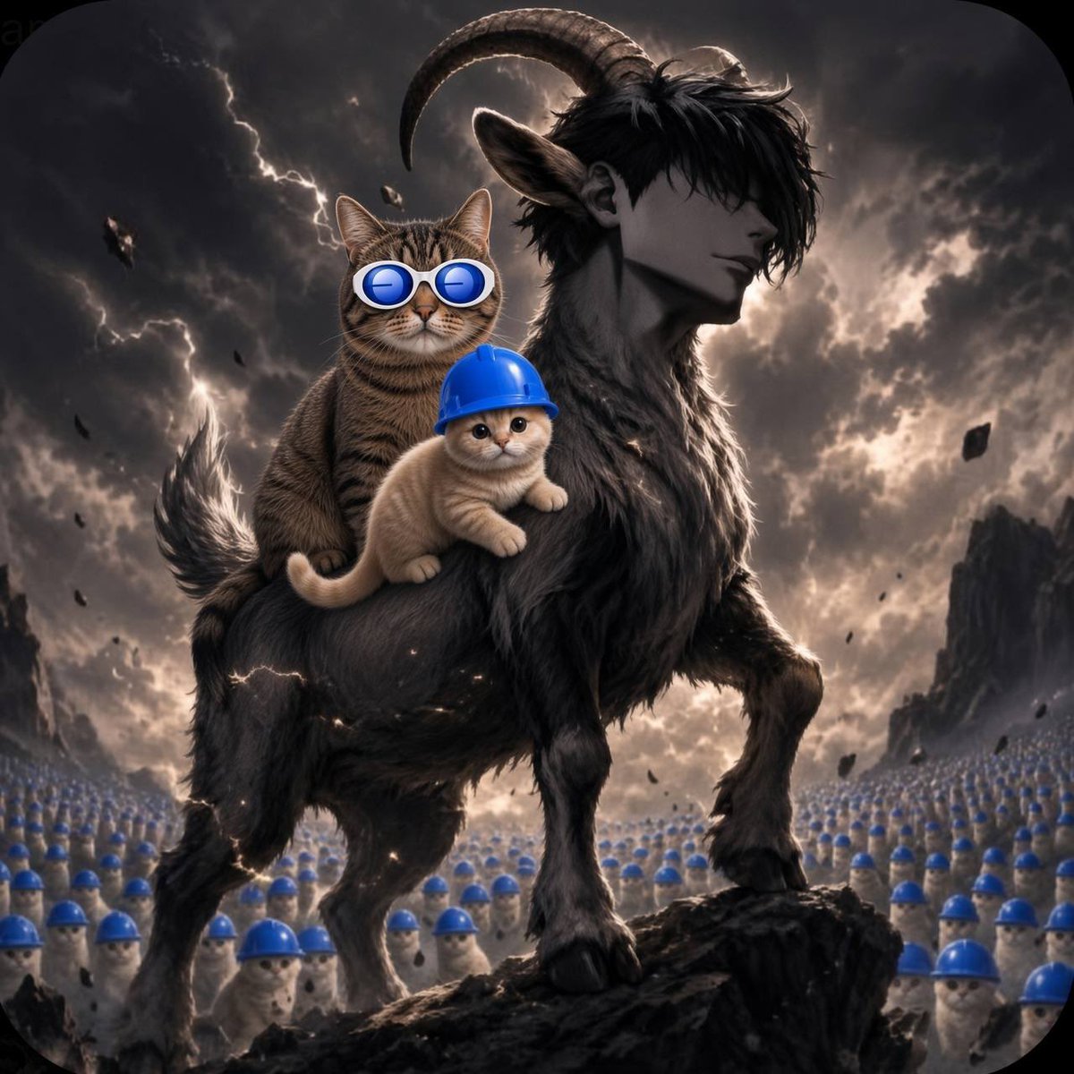 BubblewrapBase's tweet photo. We ride together. 🐐 

Meow. 🐱 

@stambouli_o1 @basecatonbase @baseapp @cobie @base @jessepollak https://t.co/N0jRrSpzDc