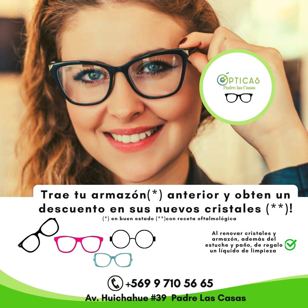 opticasplc's tweet photo. #OpticasPadreLasCasas, soluciones para su salud visual 👓 👀   
🎯Av Huichahue #39 #PadreLasCasas   🏃‍♀️🏃‍♂️   
Cotice con su receta! 📋    
📲+569 971 50 665      
#Huichahue #Maquehue #Freire #Niagara #SanRamon #Licanco #Metrenco #Quepe #Cunco #Melipeuco #Araucania https://t.co/3v3ngYX8ou