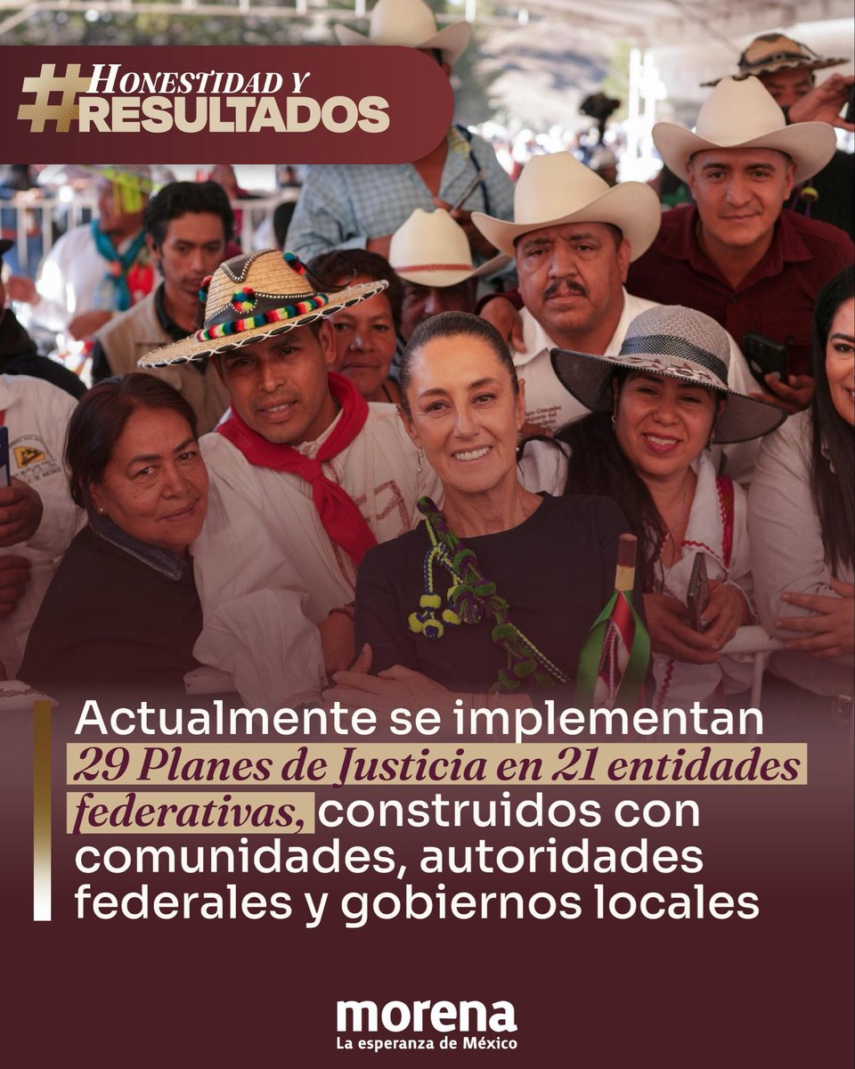 Morena_Sinaloa_'s tweet photo. La Transformación significa escuchar, reconocer derechos y construir soluciones junto a quienes durante años han exigido justicia y bienestar.

#HonestidadYResultados
#ClaudiaDaResultados
#Sinaloa2Informe https://t.co/6F7y6ZDWHh