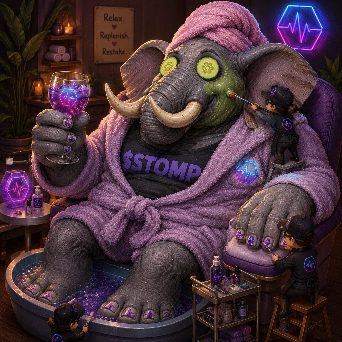 StompOnPulse's tweet photo. @GigaTheMinter $STOMP

Stampeding.Through.Our.Motherf*cking. Pulsechain

Just grab a bag and ride with the herd!! 🐘

0x6458c4ce85b47fB2D219F53bF015e3b0Dc752Dd4 https://t.co/aRnWLCIWtp