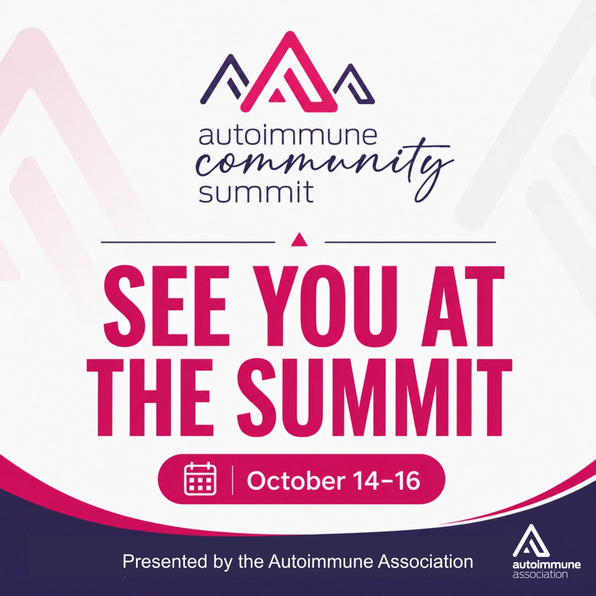 StopSarcoidosis's tweet photo. We’re excited to be exhibiting at the Autoimmune Association’s Autoimmune Community Summit, October 14–
16!
Stop by our virtual booth to learn more about The Foundation for Sarcoidosis Research (FSR) and how we’re leading international organization dedicated to finding a cure https://t.co/xjrVbIKsca