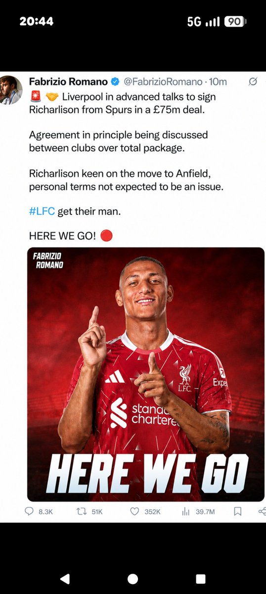 AnfieldAddict33's tweet photo. @indykaila @LFC January 2027. (Fuck you Scooby lad, that was not funny by the way) https://t.co/h1mWkdSWGn