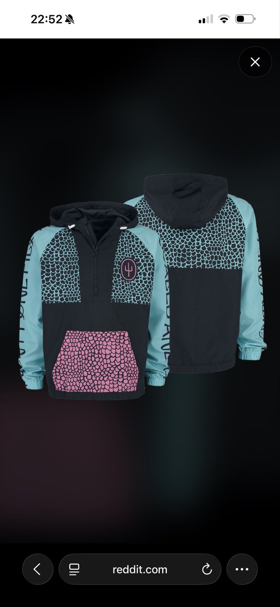 Rebecca_CW13's tweet photo. Has anyone got one of these Scaled and Icy windbreakers they’d be willing to sell? I’ve been looking everywhere and it’s a gift for someone that could really do with a cheering up. #twentyonepilots https://t.co/cDScxx5QAP