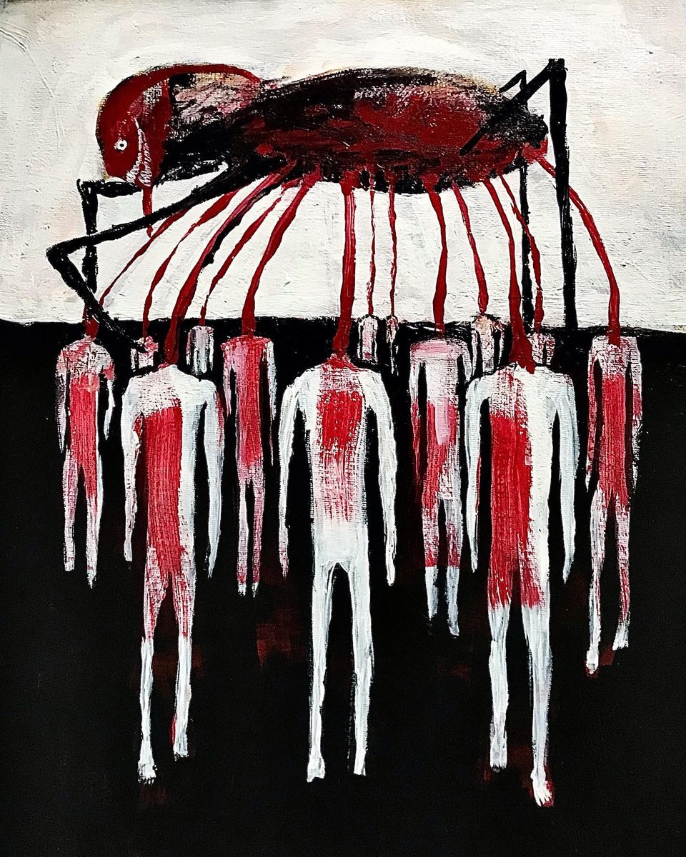 vaxolang's tweet photo. Holy cow
Acrylic painting on canvas 
Size 40x30 cm https://t.co/1xYE5omn6k
