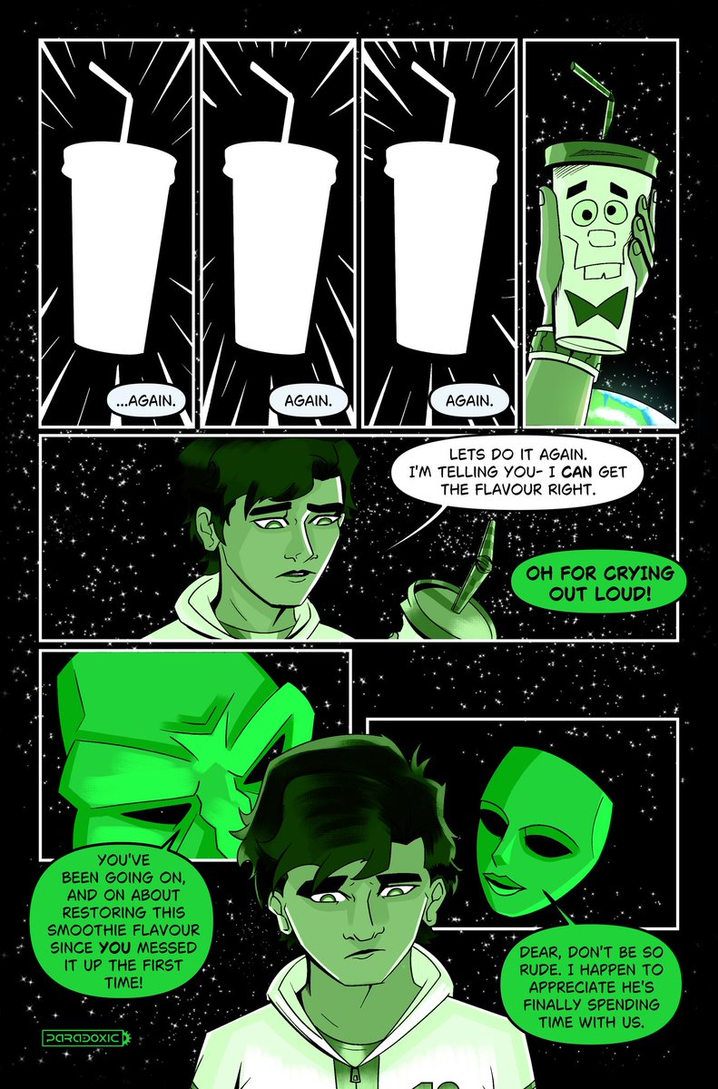 DanBoyWonder's tweet photo. “Ben 10: Green” 

Written By: Me
Art By: @ParadoxicComics https://t.co/oTG9LQb9A1