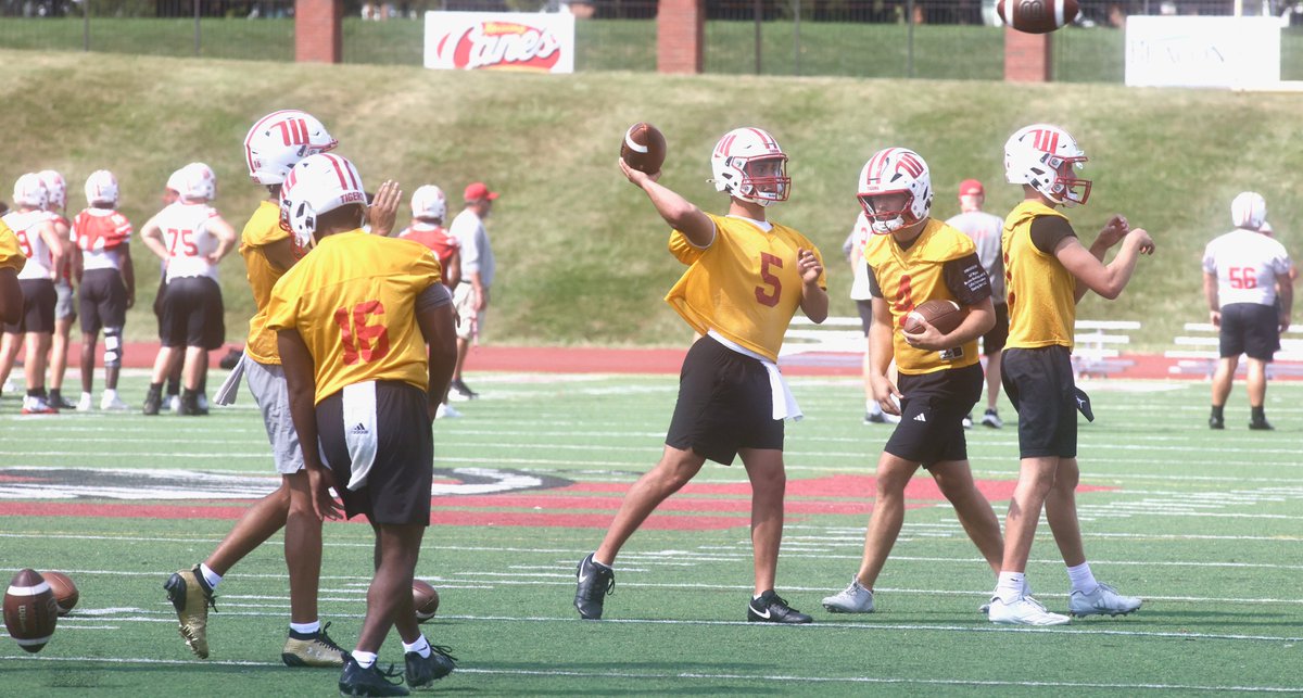 DavidPJablonski's tweet photo. I visited Wittenberg football practice today to shoot some photos. The Tigers open the season Saturday at Washington and Lee in Virginia. It will be the first game for new head coach BJ Coad. @WittFootball https://t.co/Ur1gwWidUR
