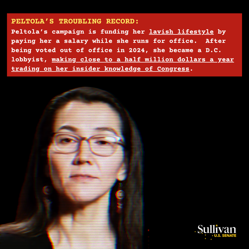 DanSullivan_AK's tweet photo. PELTOLA LIE #1

https://t.co/V5iBvhHLLc https://t.co/3IGGqMeB0S