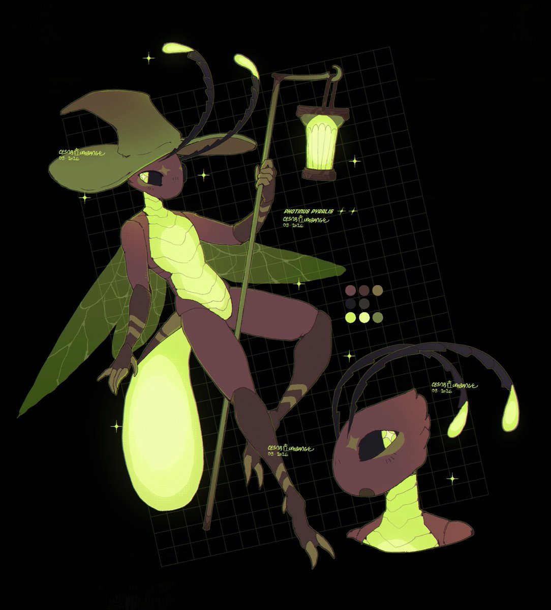 cesar_umbrage's tweet photo. insectember but i forgot abt twitter lmao
first day was the eastern firefly, this one was already sold tho!

#insectember #bugoc #bugart https://t.co/L17wfL1vWi