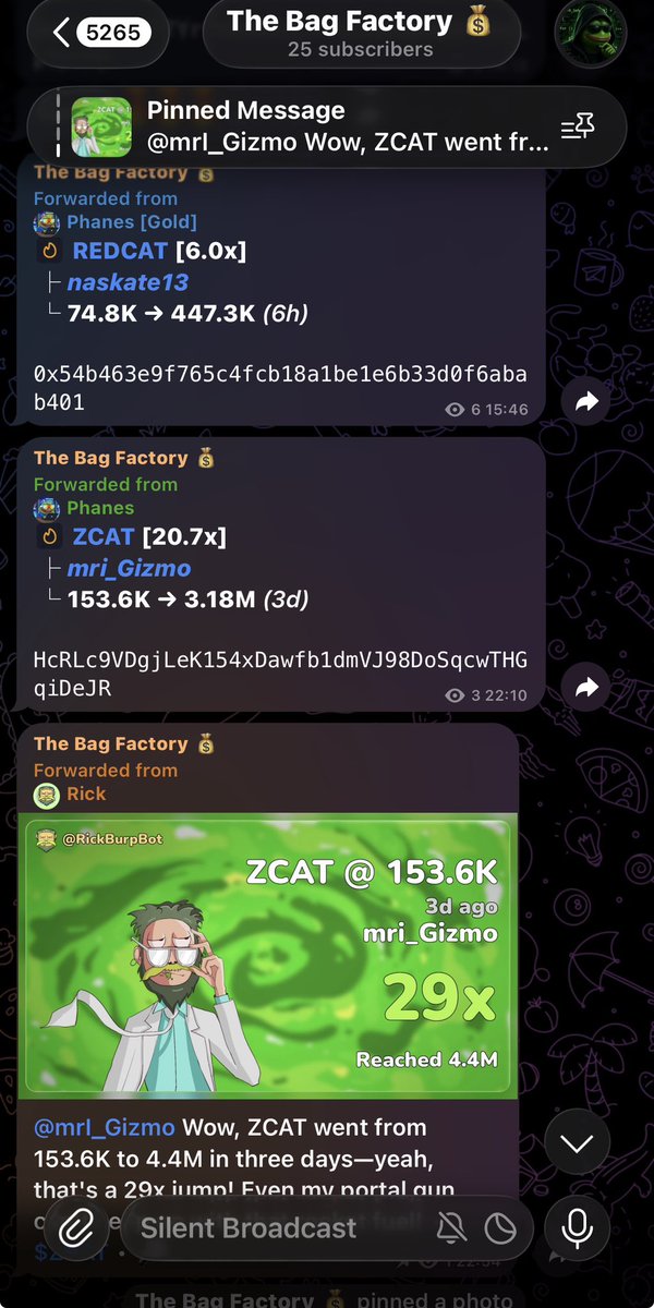 Gizmo__Empire's tweet photo. Caught 29X on solana:HcRLc9VDgjLeK154xDawfb1dmVJ98DoSqcwTHGqiDeJR in The Bag Factory 

Called it early. Let the results speak. 

The Bag Factory keeps printing. https://t.co/NkhJairUAi https://t.co/49pksSrYVz