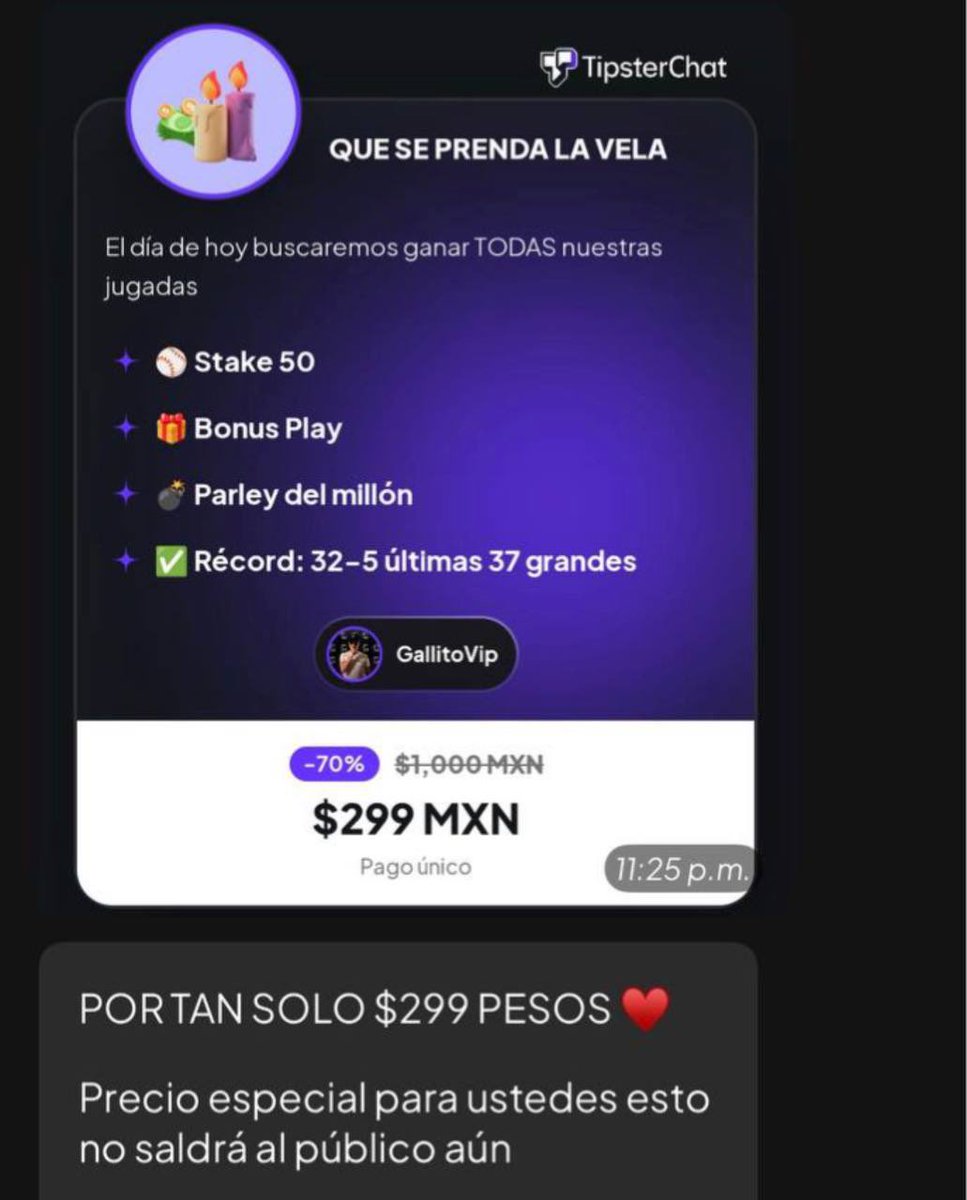 PicksElRey's tweet photo. BONUS PLAY DE GALLITOVIP EN NCAAF 🐓🏈

📌 PICKS GRATIS DE TODOS LOS TIPSTERS POR ACÁ: https://t.co/pnTUlmxK3F https://t.co/coKGfb0fQs