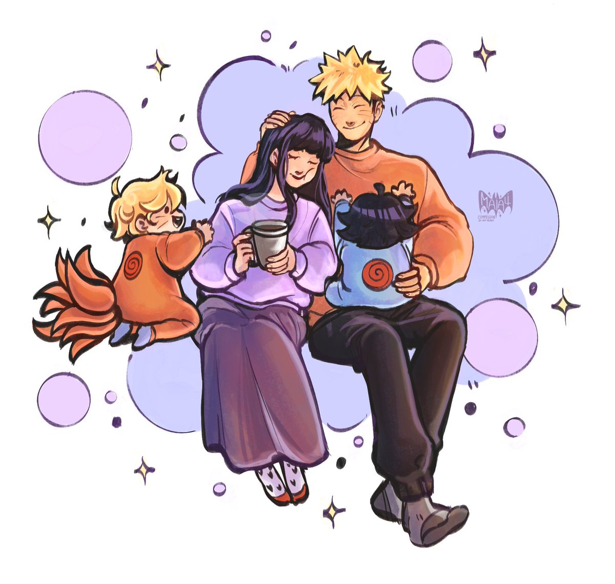 brunaruhina's tweet photo. uzumaki family 

@maiaxbebs https://t.co/n8cx64WZ88