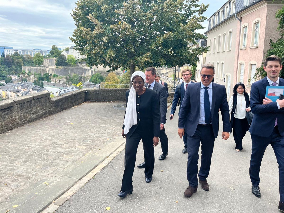 dienekeita's tweet photo. A walk through Luxembourg’s remarkable history and architecture with Minister @Xavier_Bettel — discovering the stories behind this beautiful country and the heritage that continues to shape its future. 🇱🇺 https://t.co/ciVqGWv6nz