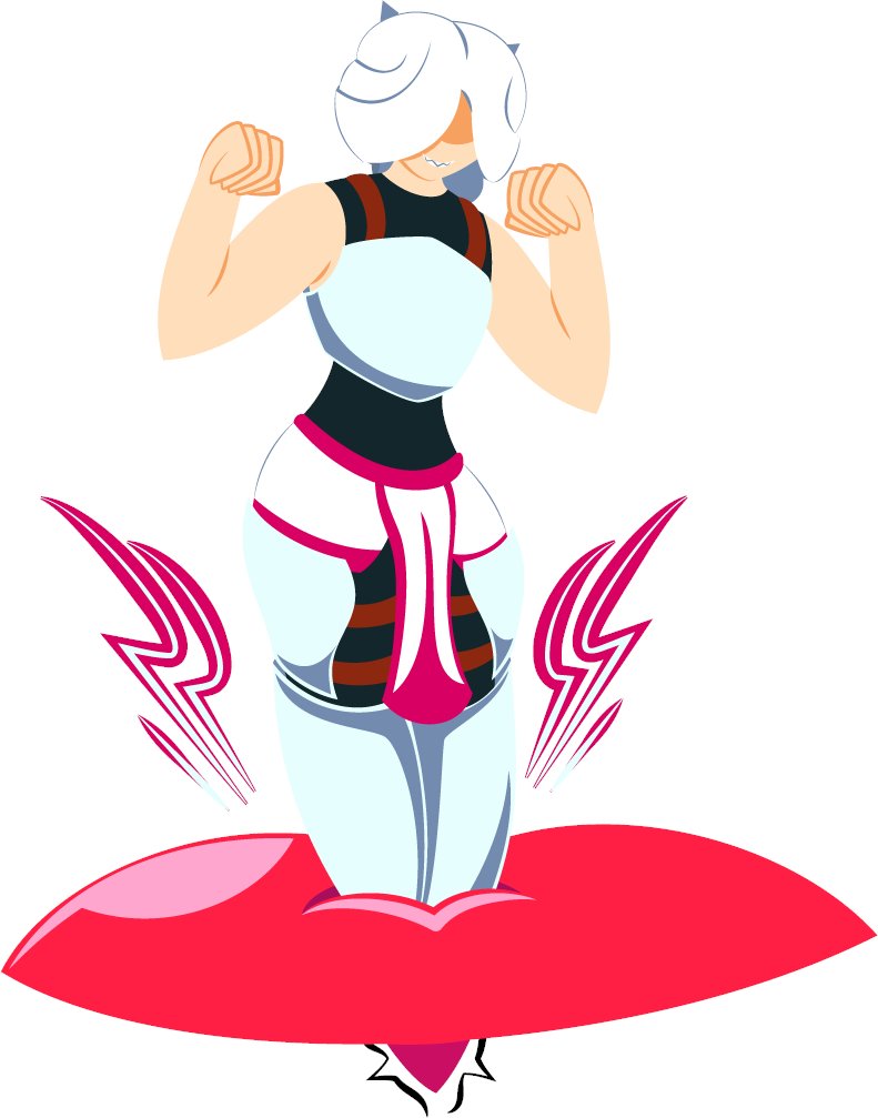 Round_an_a_bout's tweet photo. Another new character, Sokoroh: The "Palidin" who prides herself in upholding justice in the world... (and more so a fanatic of popping) 
[More details in alt text] https://t.co/XU2QJtGQRa
