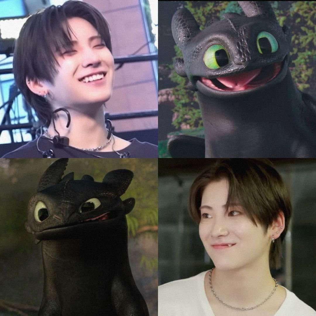 rockcatyuma's tweet photo. yuma as toothless &amp; light fury ✨️ https://t.co/h9MintKP9q