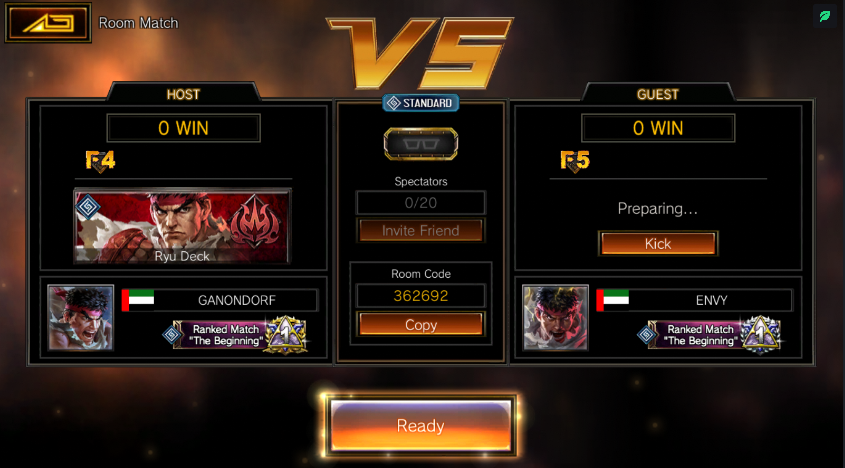 envy_fgc's tweet photo. TEPPEN-R is here, with online matchmaking.

A community server now runs Room and Ranked matches for the offline build. Install the new package, launch, tap Online. 

Join r/TEPPEN's discord server for more details and download links. #TEPPEN 

https://t.co/nvN6cETYD5 https://t.co/Y0mXqXz2S7