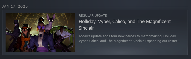 RandomDeadlock's tweet photo. Day 3: Regular Update 2025 [Deadlock] https://t.co/lNGcBoJhMC