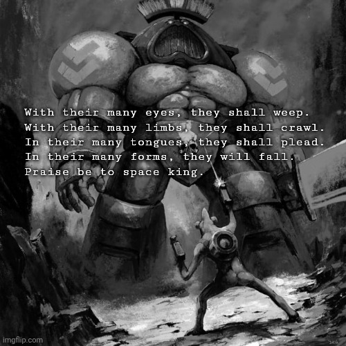 ObviousRises's tweet photo. Honestly the Space King prayer goes hard. https://t.co/mkfezRVxZF