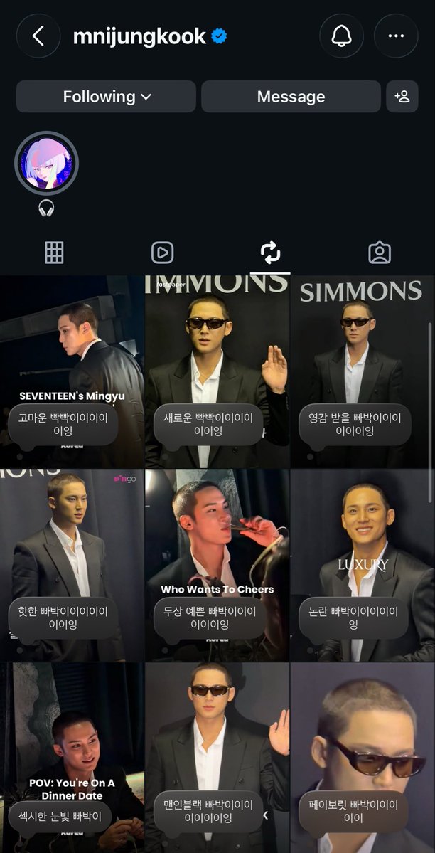 gyuujinnn's tweet photo. It’s that serious to jungkook 😭 https://t.co/vhzYiNsBHL