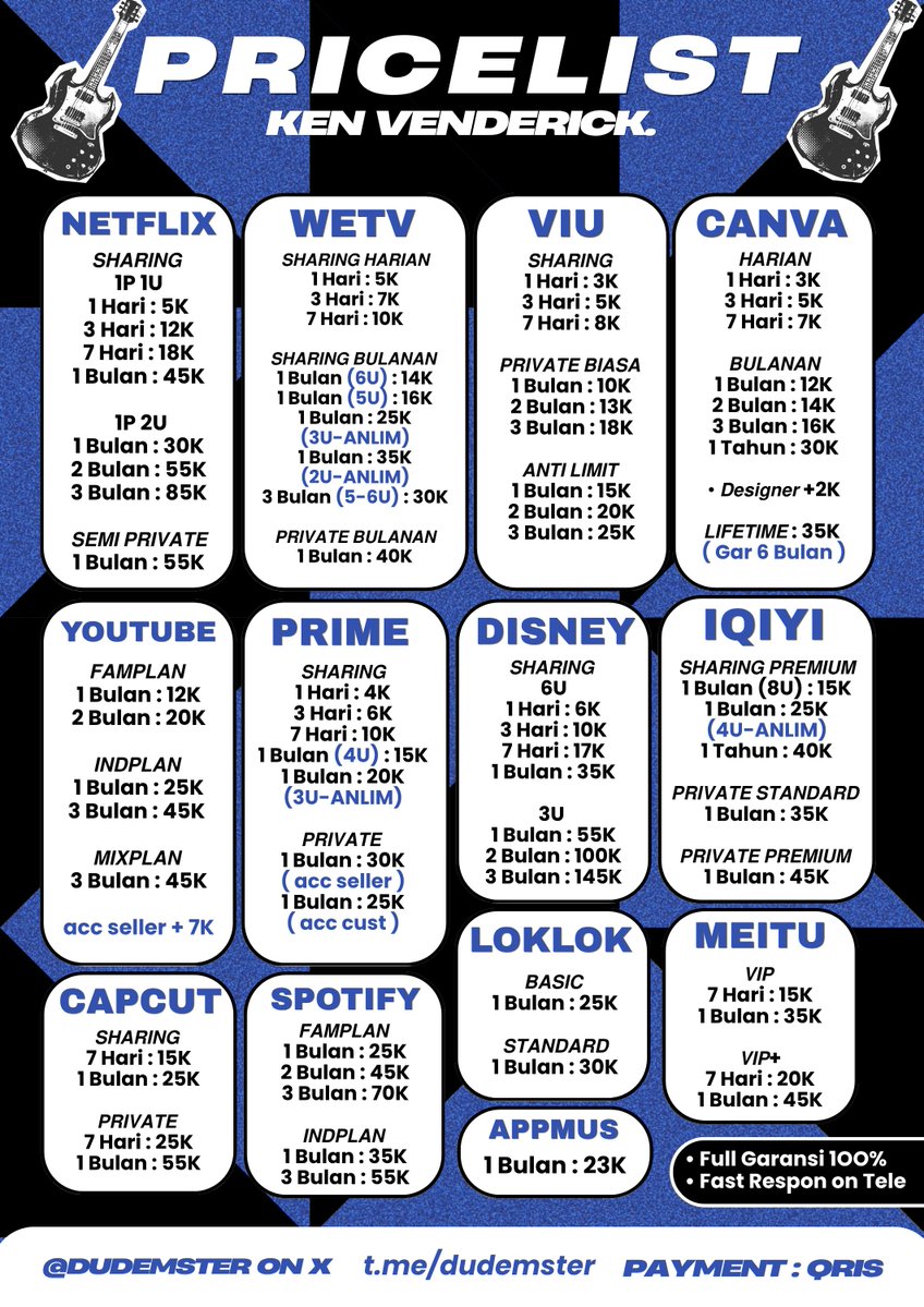 rvoutine's tweet photo. ⋮ ⌗ ┆STATUS : OPEN!

੭﹕﹒LAYOUT 2D REQUEST
੭﹕﹒APPS PREMIUM
੭﹕﹒ROBUX VISEND 
੭﹕﹒RS WORDING INVOICE 

╰┈➤ FULL GARANSI 1OO%
╰┈➤ FAST RESPON https://t.co/op6sZrBCrB
╰┈➤ TESTI https://t.co/ohT5FQNi5P

I'm so glad if you can come to my area ‹𝟹

#zonauang #bealanja https://t.co/9Fsezh30Nh