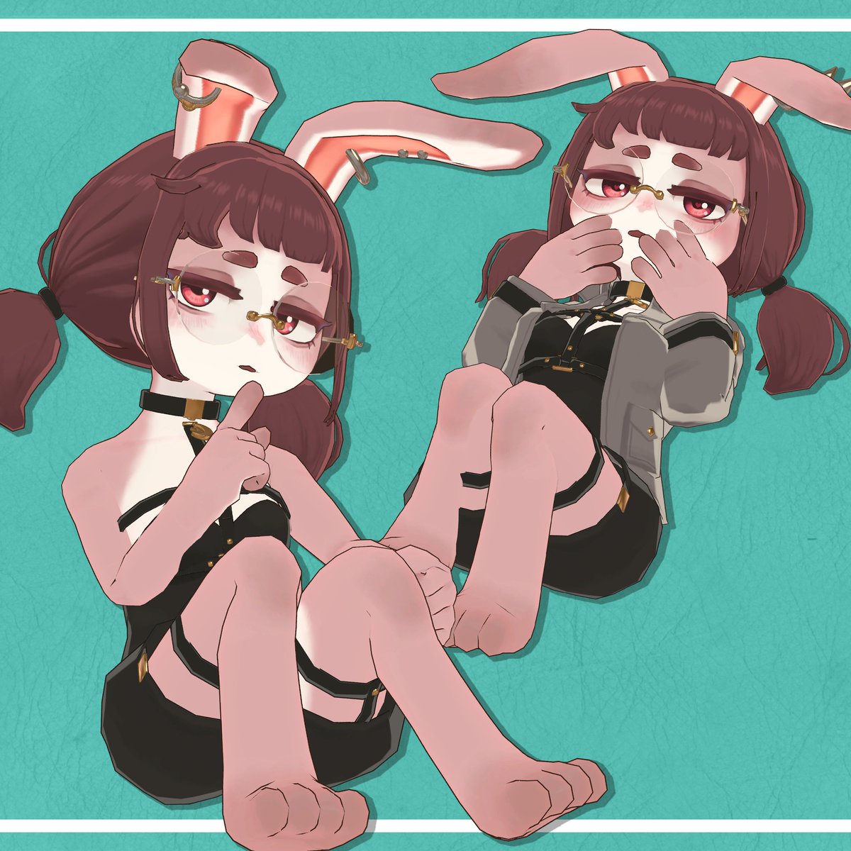 vbu_chami's tweet photo. 新作アバター「Mimi（ミミ）」をBOOTHにてリリースしました！
https://t.co/1Orm08reVj

自身に大人の魅力があると思い込んでいる、うさぎの女の子です。

発売から1週間（9月11日まで）の間、ほんのりセールしています。 https://t.co/PmCFWYCehl