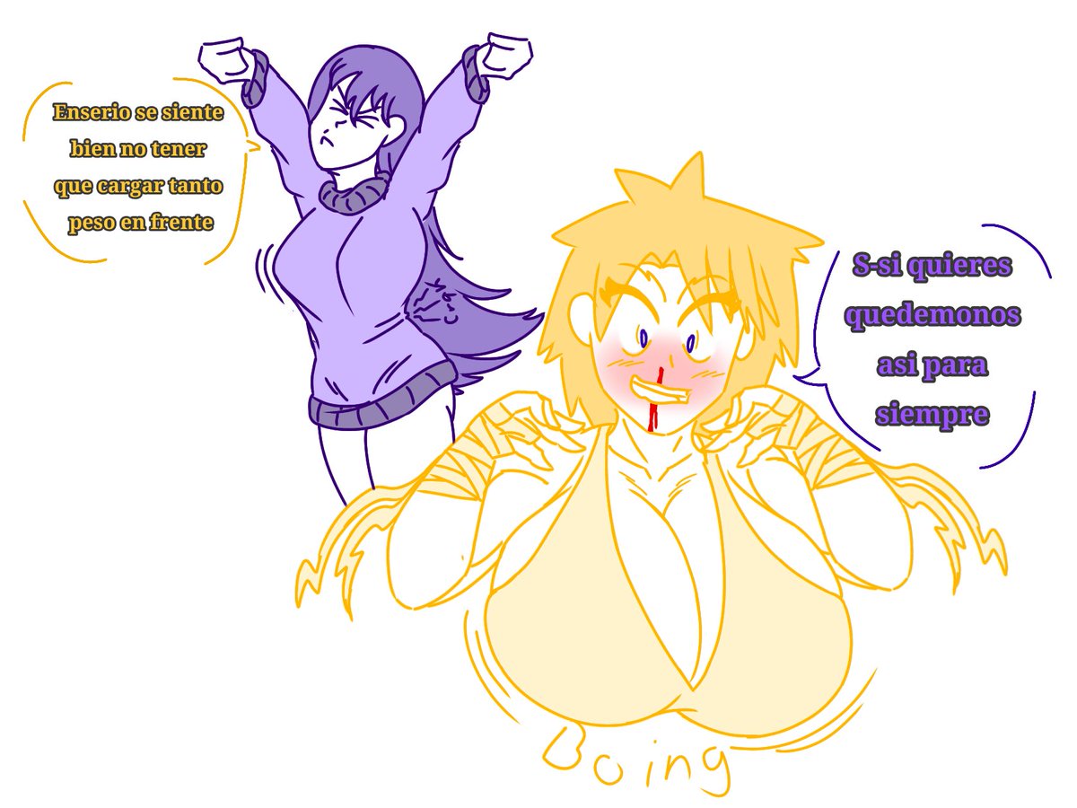EdgarSuazo4's tweet photo. #Swaptember D.3
Este día es un swap con el mismo sexo así que aprovecho y muestro a Kano y Luna
Kano por su parte está bien con el swap mas por relajar su espalda, aunque lo que no sabe es que Luna es lesbiana...así que ella está bastante feliz con el swap jsjs
#Bodyswap #TSF https://t.co/vYCoGOBlVL