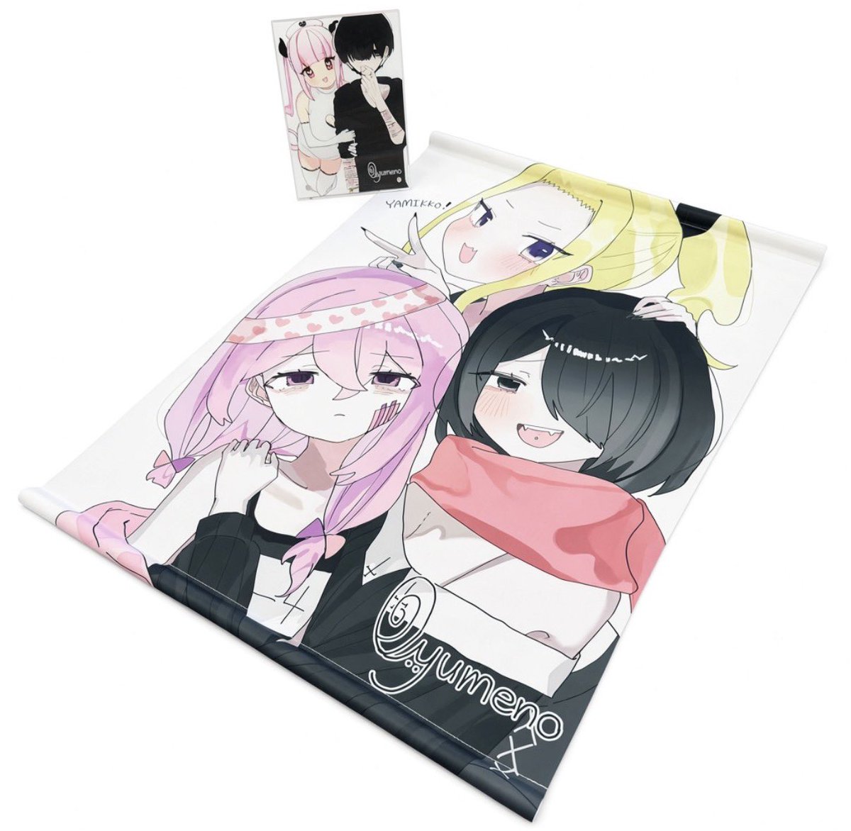 zennn15's tweet photo. 『病みっ子トラブルメーカー×ウェブポン』が9/11(金)12:00〜発売決定！！ウェブポン限定グッズが必ずどれか当たる！13日間限定販売！複製サイン入りホログラムアクリルプレートが当たるフォロー&amp;リポストキャンペーンも実施中！https://t.co/iiI2BEQs9F #病みっ子トラブルメーカーウェブポン @Qsaichan https://t.co/0iYYB1mDn7