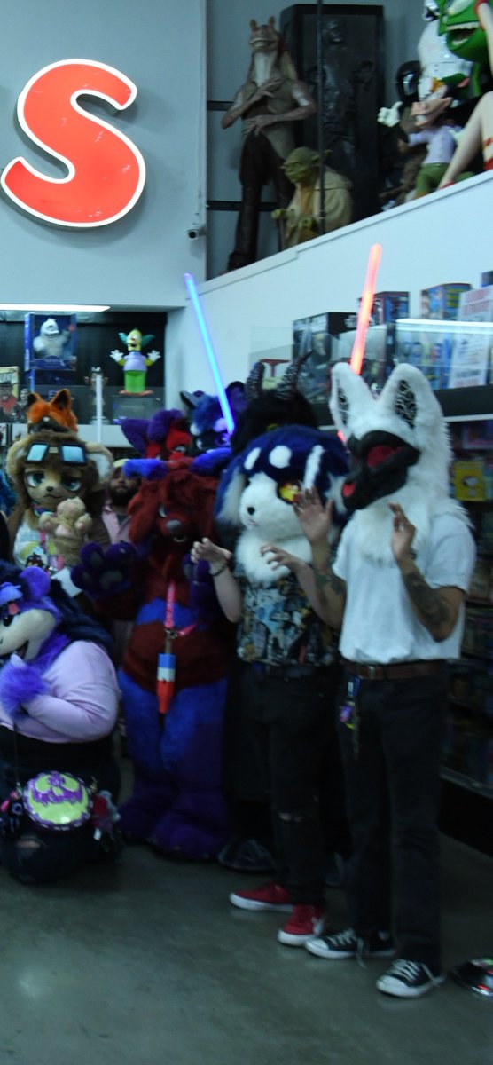 DiveTheDog's tweet photo. Shout out friends from the fur meets :P https://t.co/mSNbG1fXCa