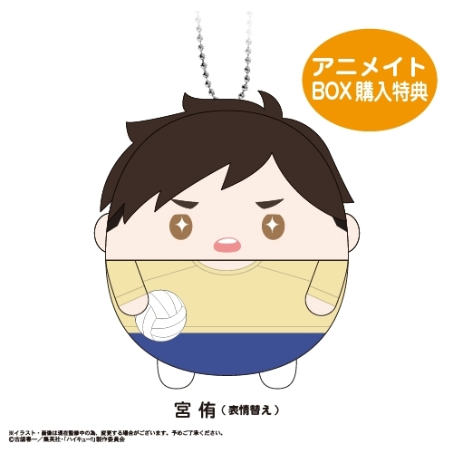 haikyu_a's tweet photo. アニメイトオンラインで予約開始！

ハイキュー!! ふわコロりん11【アニメイト特典付】

アニメイト特典「宮 侑（表情替え）」

2026年12月発売予定

https://t.co/3IRn3FrtsW https://t.co/fCmJpbCZbq
