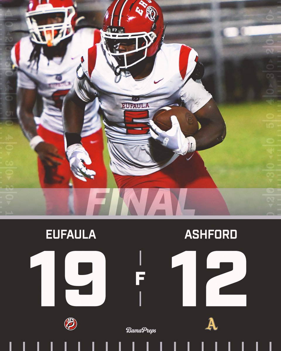 BamaPrepsFB's tweet photo. Eufaula wins a gritty Region game over Ashford! https://t.co/iy4aOQAH6H