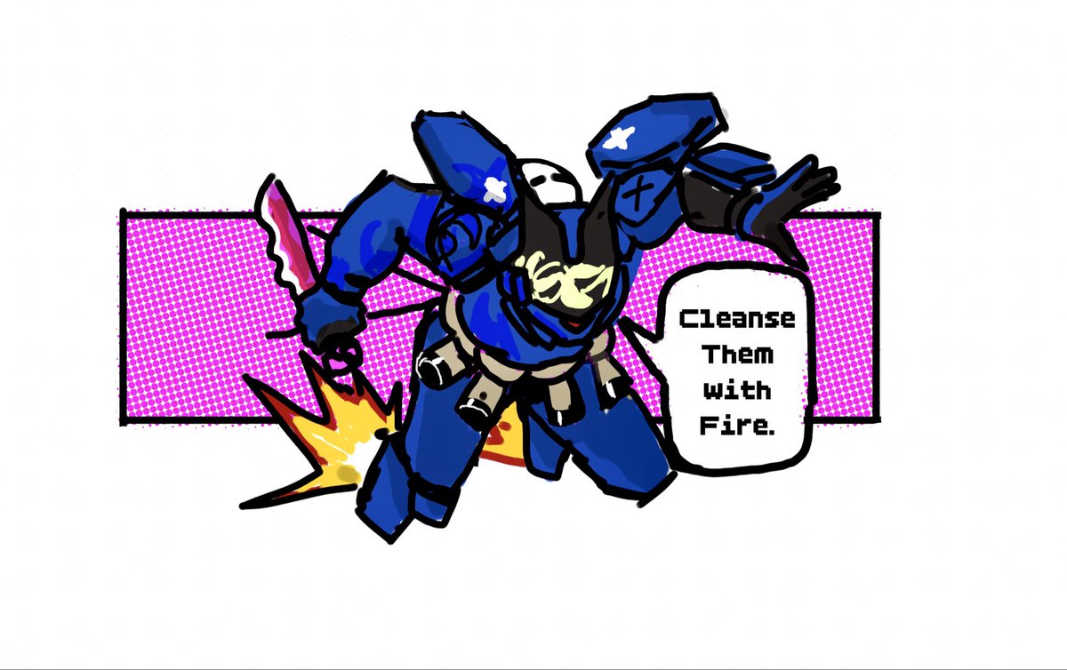 kaiman_qq's tweet photo. CLEANSE THEM 👹 https://t.co/B7pO7iYKcP