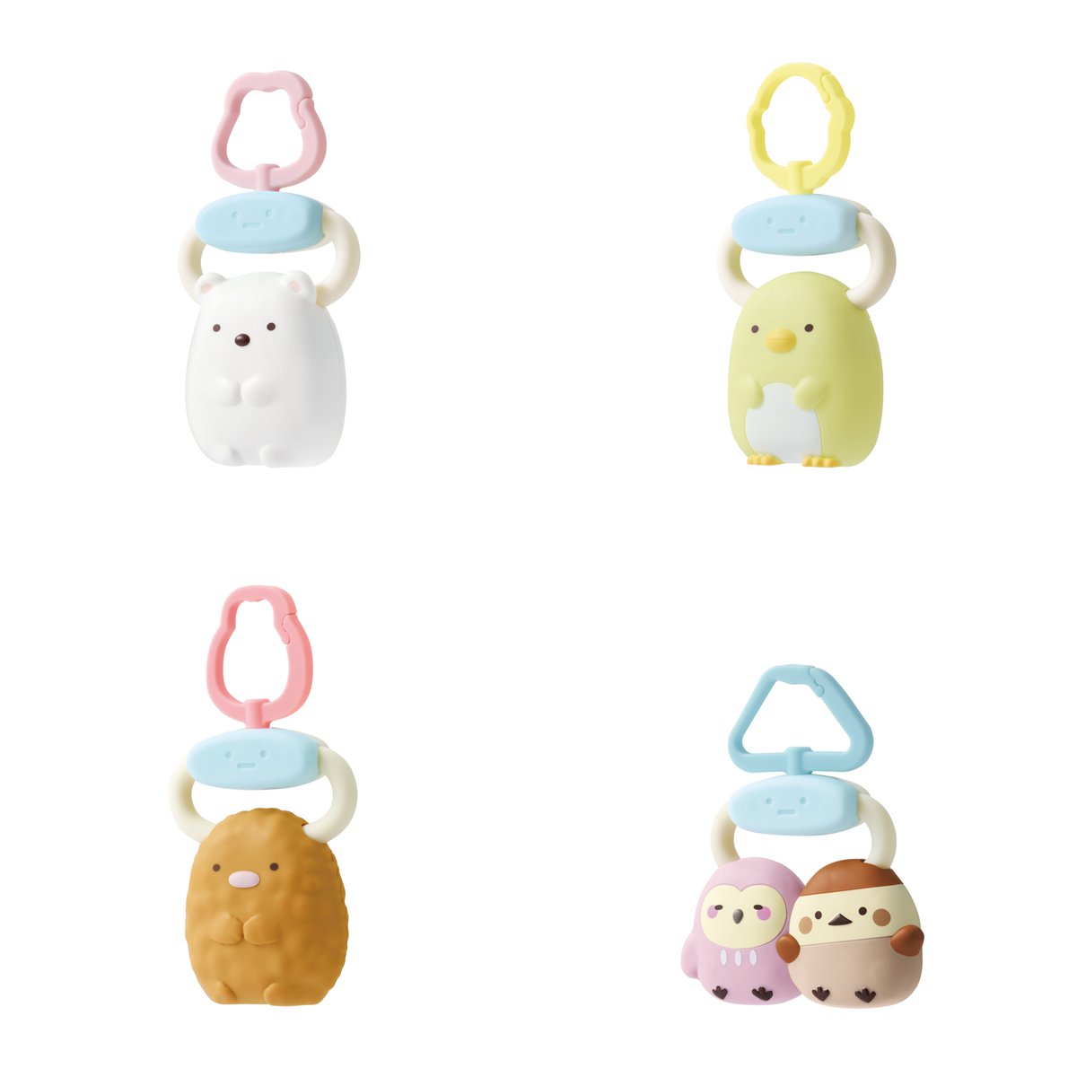 oricon's tweet photo. マクドナルド「すみっコぐらし」がやってきた
11日からハッピーセットに登場💕
⠀
かわいいバッグチャーム（全9種）
週末プレゼントはシール
https://t.co/LykijTpk4m
⠀
🐻‍❄️第1弾：11日～
しろくま、ぺんぎん？、とんかつ、すずめ＆ふくろう
⠀
🐱第2弾：25日～
ねこ、えびふらいのしっぽ&あじふらいのしっぽ、とかげ、たぴおか
