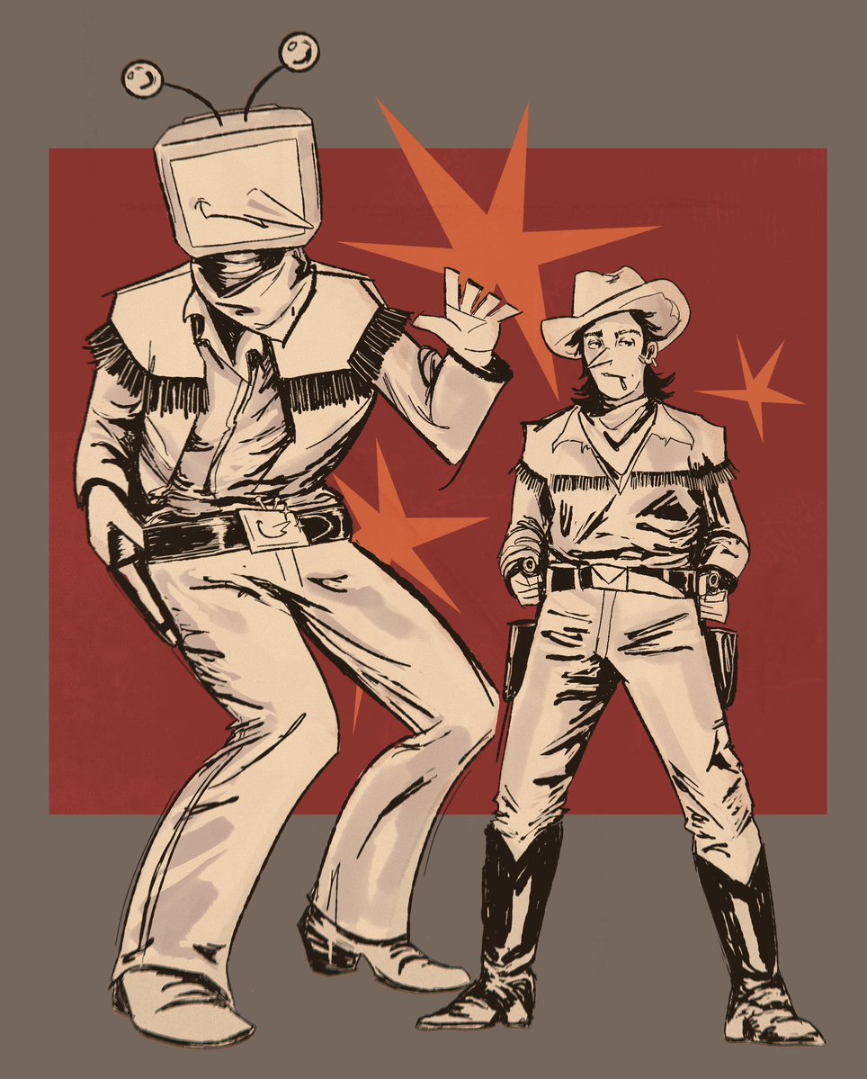 shallowape's tweet photo. cowboy spamtenna #deltarune https://t.co/hTyx6Zzwrn