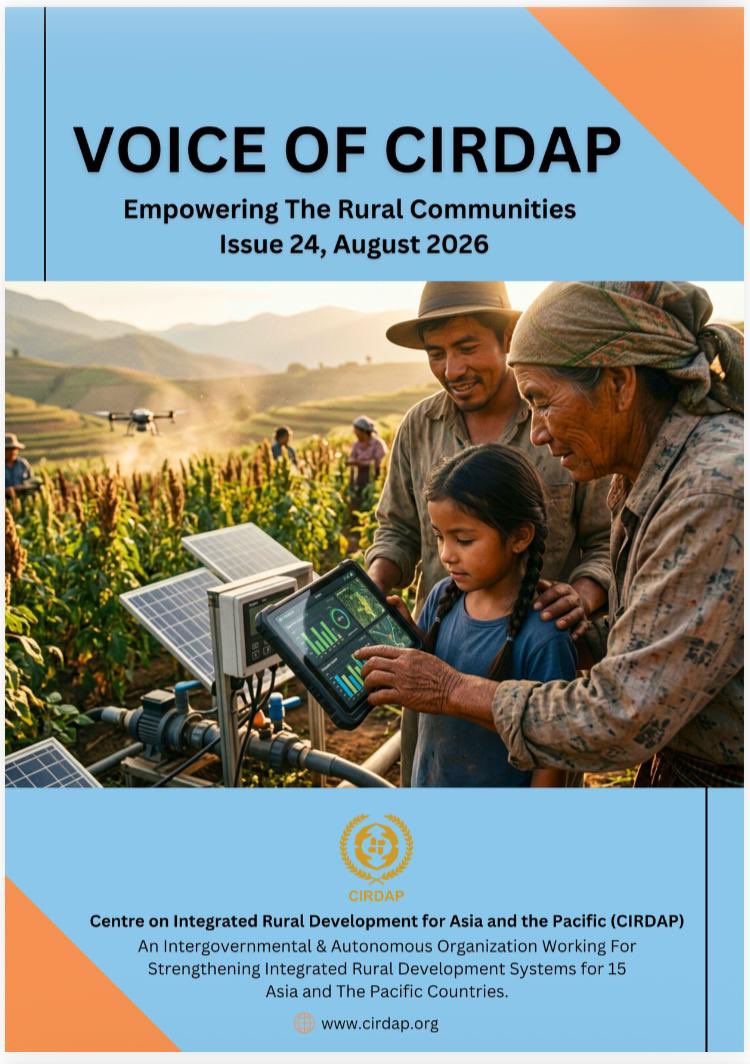 cirdap79's tweet photo. Check out our Monthly E-Bulletin (Voice of CIRDAP): Issue-24, August 2026.
Discover stories of progress, partnership & impact in rural development across Asia-Pacific.
Read the full E-Bulletin 👇
https://t.co/sk5quzGCoH
#VoiceofCIRDAP #RuralDevelopment #AsiaPacific #Ebulletin https://t.co/2Z7ovWLLl0