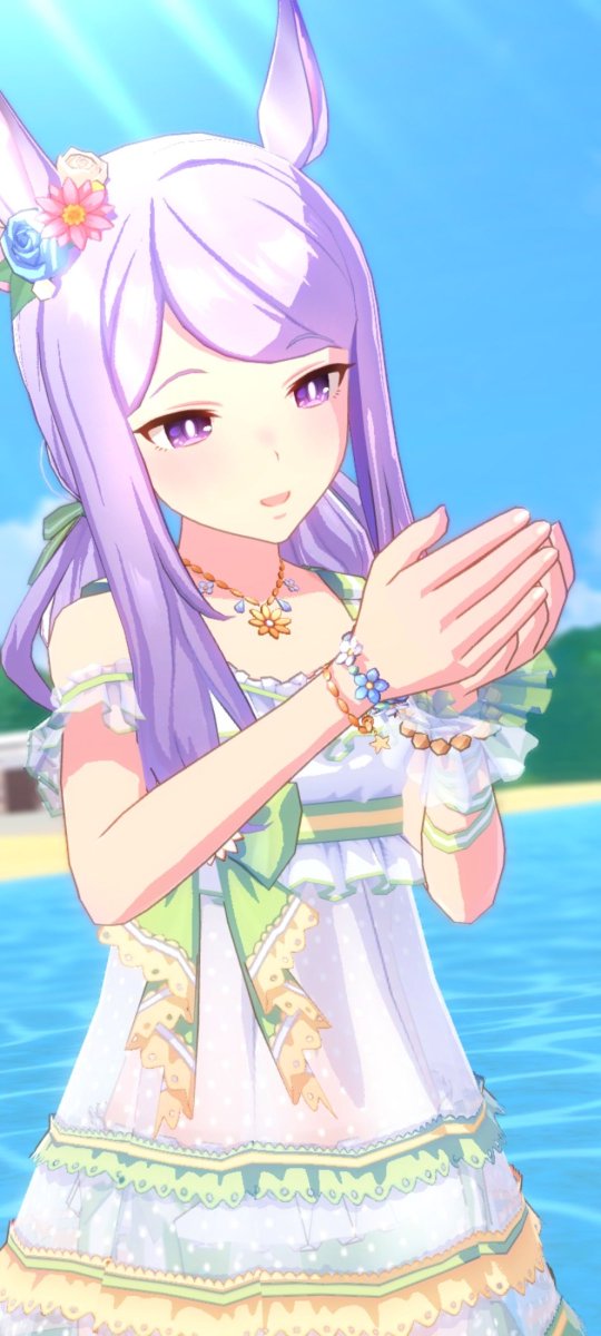 Tozrnbe's tweet photo. I have strong, indescribable feelings toward Mejiro McQueen. https://t.co/yWaH2W6Zus