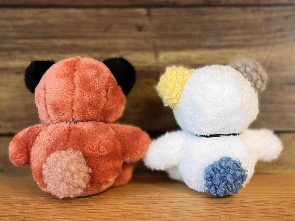 9090_beer's tweet photo. オーダーの子達🧸🧸

推し色配色です🫶🏻
体格差があるのがまた良い~ﾒﾁｬ嬉し~~大事にするよ✨🥹✨ https://t.co/ScVVI44wuc