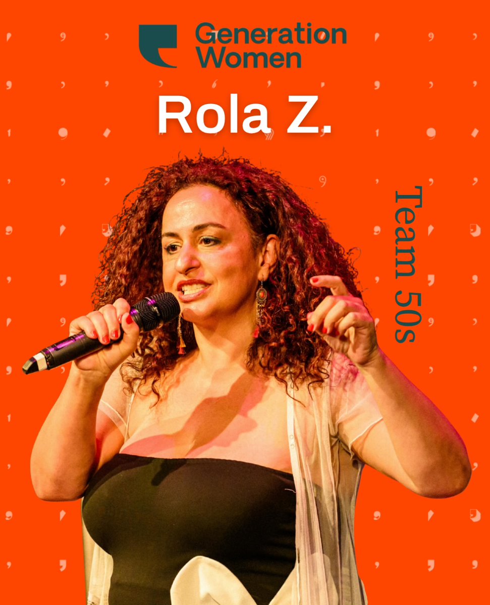 jonatha99583066's tweet photo. Rola Z. is back! A Lebanese-Greek comedian shaped by war, revolution, and reinvention, she now produces Funny Arabs and founded DC Comedy Lounge. See her July 30. https://t.co/BiCPAZDT5J