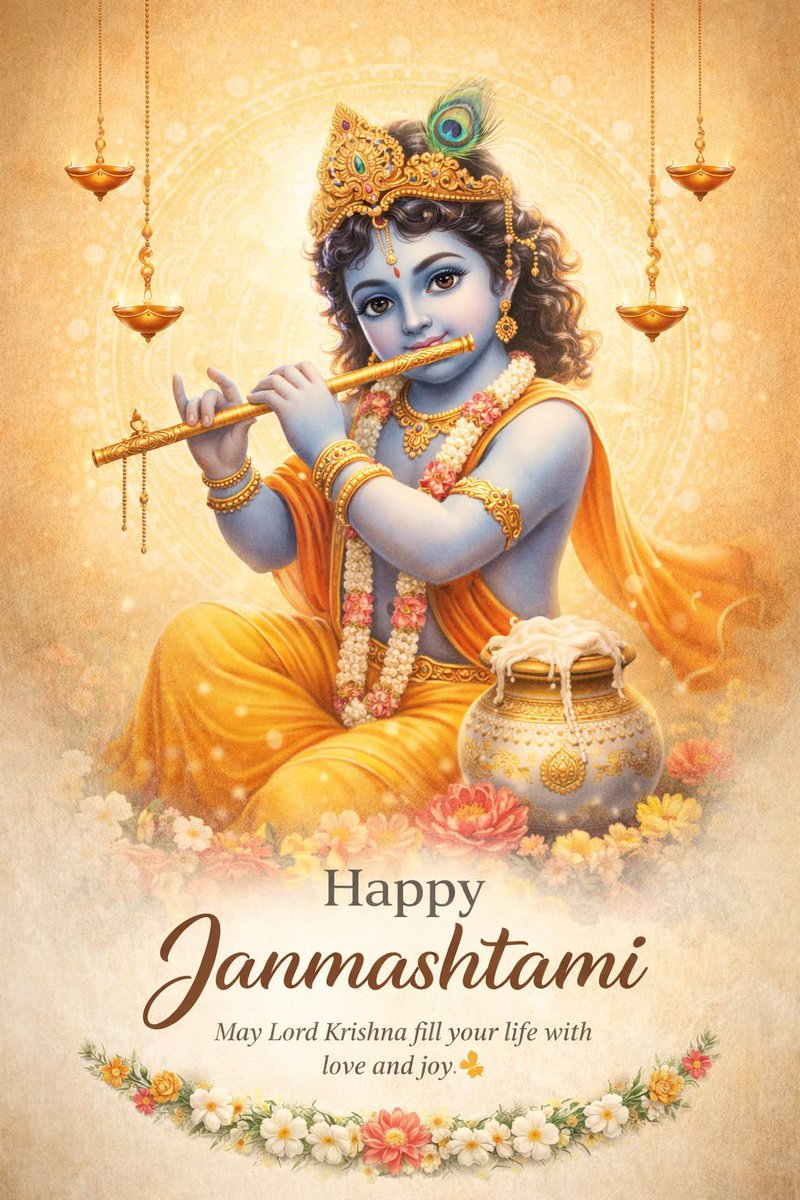 _impandey's tweet photo. आप सभी को श्री कृष्ण जन्माष्टमी के पावन पर्व की हार्दिक शुभकामनाएं।

#HappyJanmashtami https://t.co/hR3Bva5qBK