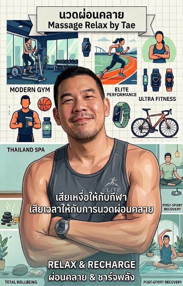 mrt2bts's tweet photo. เสียเหงื่อให้กับกีฬา
เสียเวลาให้กับการนวดผ่อนคลาย https://t.co/9xTEpJGioR