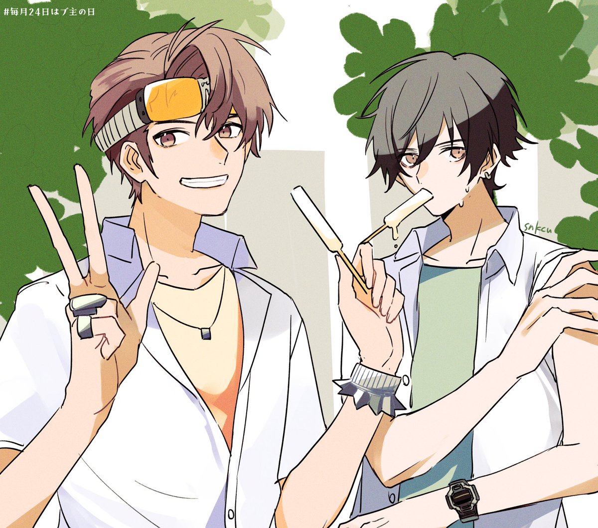 snkcu's tweet photo. ブ主絵再掲 https://t.co/WwT5uvKWeM