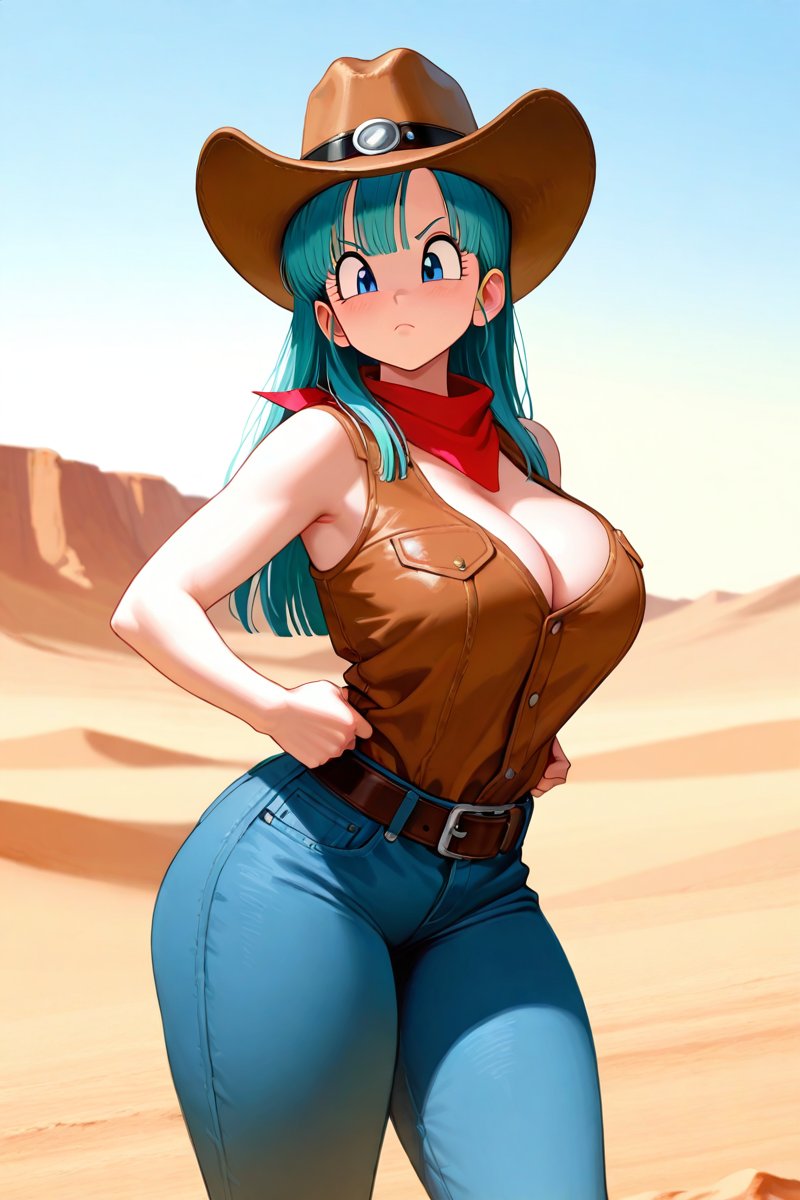 ALver33078's tweet photo. Chudai💞💞
[DB] Bulma as a wild west cowgirl!!💞💞(SFW): “A cowgirl with expensive taste. 💎🤠”

Enjoy a 33% discount on all Patreon VIP membership tiers💕💕

NSFW version coming tomorrow for members 🔥
#Bulma #Dragonball https://t.co/1S5KK9vIry