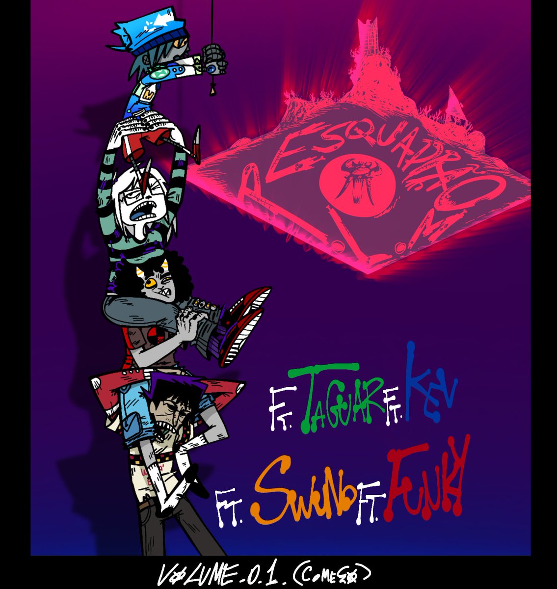 MonksMontage's tweet photo. "Esquadrão PLM" é uma animação Indie brasileira de comédia, onde que é mais puxado para o humor negro caótico na pegada de Apenas um Show e Fudêncio.

 (Explicação melhor abaixo)

[ #arte #arttwt #digital #digitalart #Indie #indieAnimation #AnimationConcept #IndieDev #peoject ] https://t.co/c6UfS3heKn