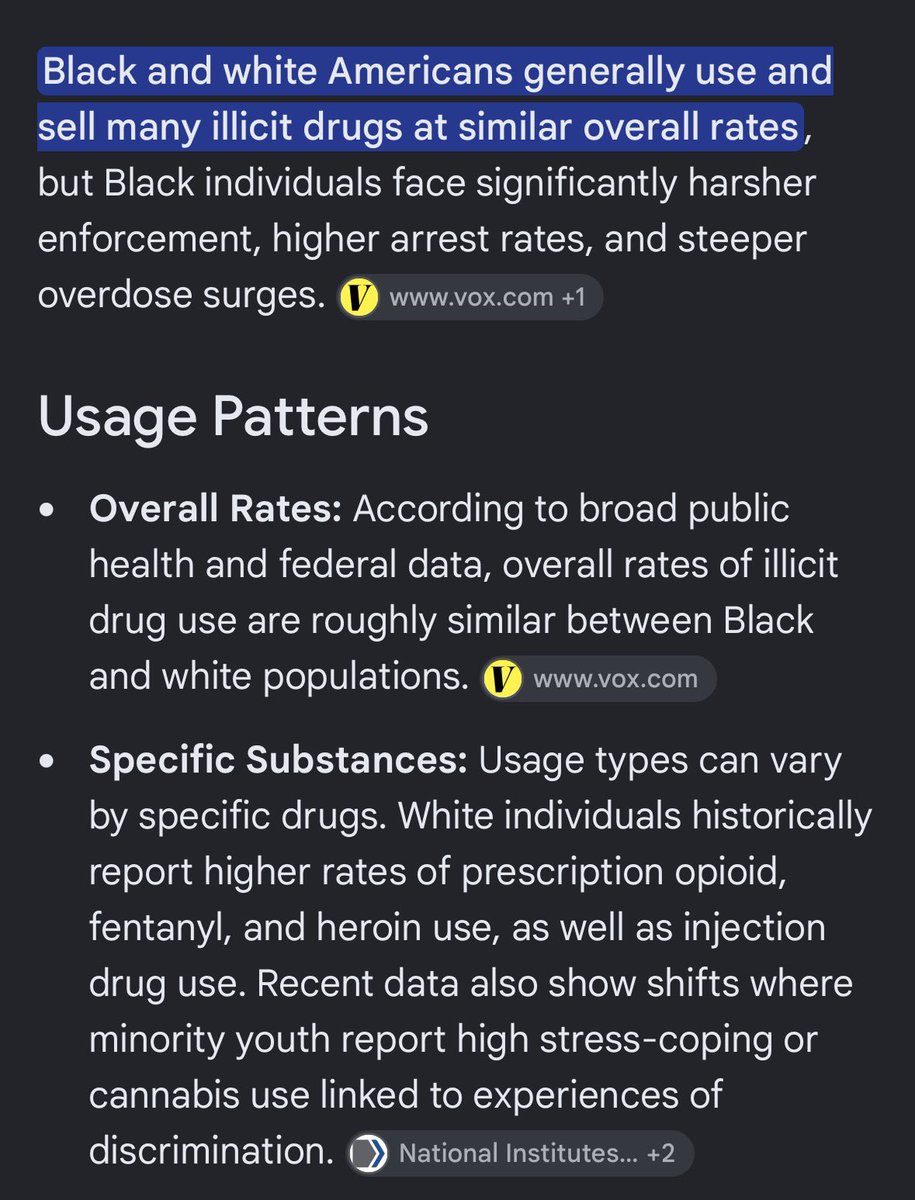 abagisabag's tweet photo. @Goawayaway1 @BobSaca08005552 @rirokpik Additionally this is incarceration not crime committed which also plays into how I said before black and white people use drugs at similar rates yet face more arrests. And exonerations lol https://t.co/qSou3CI0uT