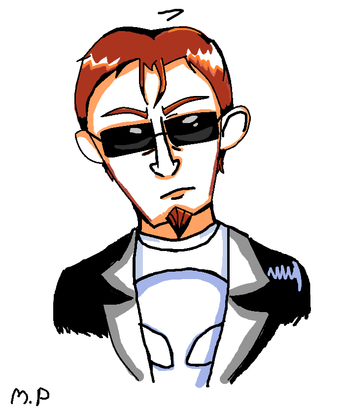 ZeaLbiS's tweet photo. Poorly drawn Postal Dude by me https://t.co/3NinLvlXxg