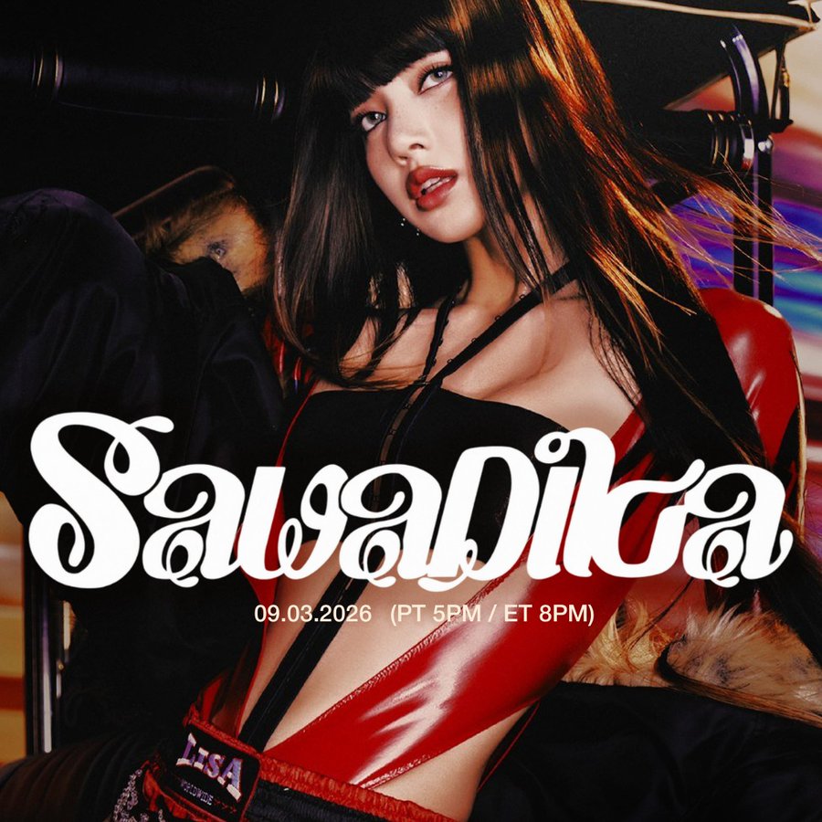 WORLDMUSICAWARD's tweet photo. #LISA has released her hugely awaited new single SaWaDiKa! 👏👸🆕🎶💥🌎🔥👑❤️‍🔥 

STREAM: https://t.co/tJmyFaAVLO   

SAWADIKA OUT NOW  
#LISA_SaWaDiKa #SaWaDiKa https://t.co/XwzNYBwr6j